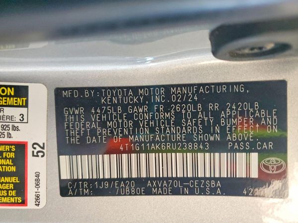2024 TOYOTA CAMRY