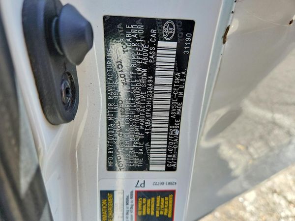 2017 TOYOTA CAMRY