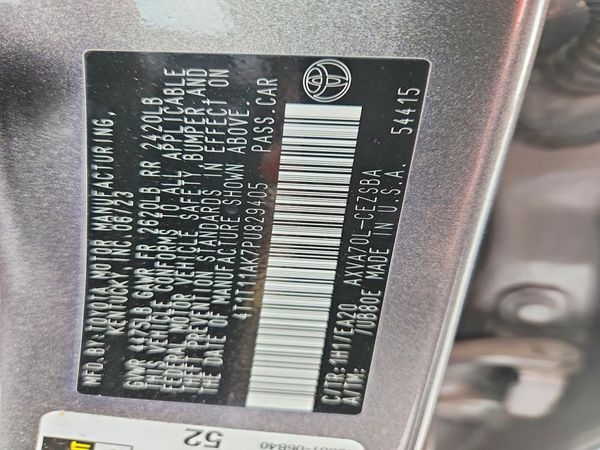 2023 TOYOTA CAMRY