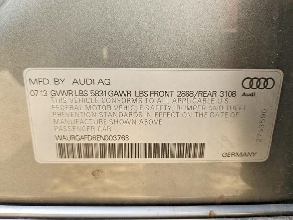 2014 AUDI A8 L
