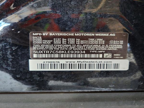 2019 BMW X3 sDrive30i