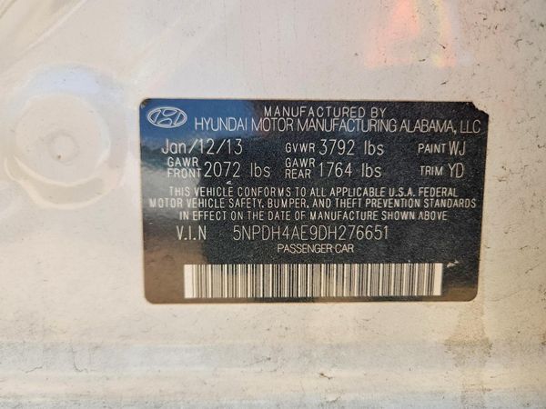 2013 HYUNDAI ELANTRA