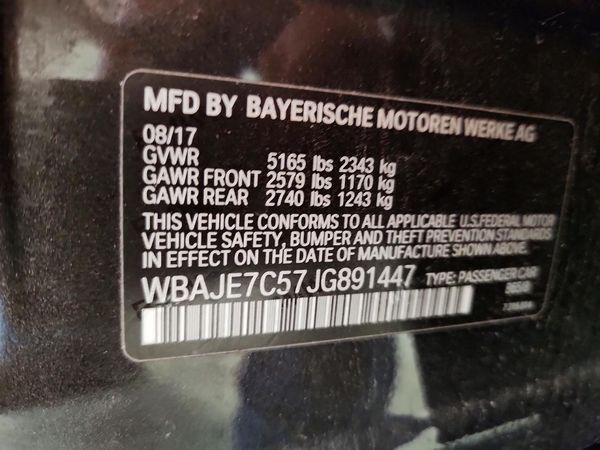 2018 BMW 540