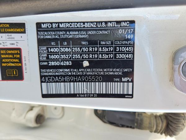 2017 MERCEDES-BENZ GLE GLE350
