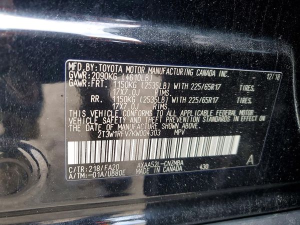 2019 TOYOTA RAV4