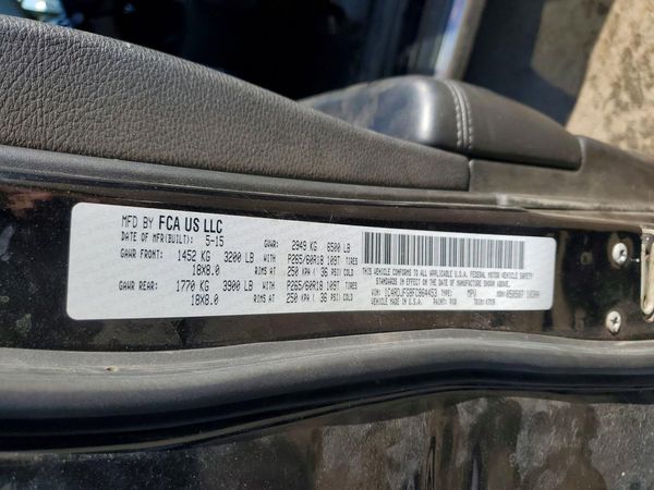 2015 DODGE DURANGO Special Service