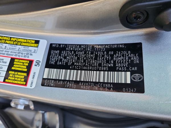 2024 TOYOTA CAMRY LE