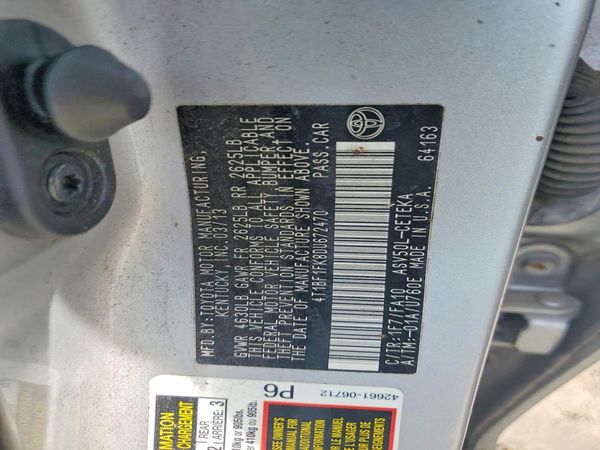 2013 TOYOTA CAMRY