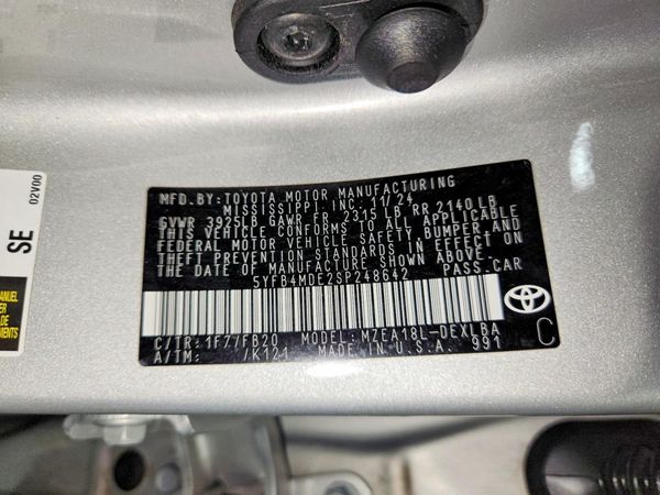2025 TOYOTA COROLLA LE