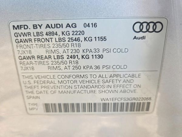 2016 AUDI Q3