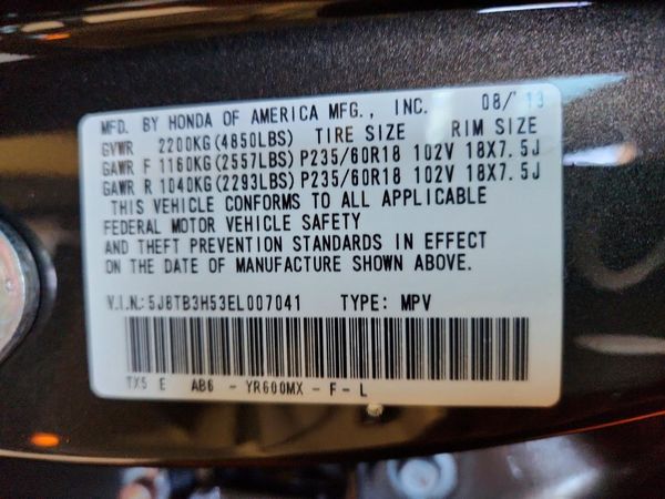 2014 ACURA RDX Technology Package