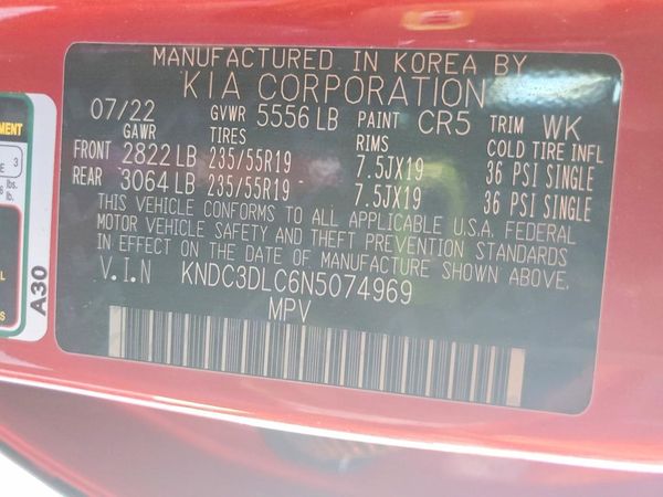2022 KIA EV6
