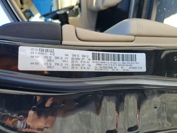 2016 JEEP GRAND CHEROKEE Limited