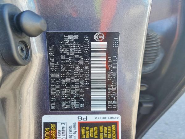 2014 TOYOTA CAMRY