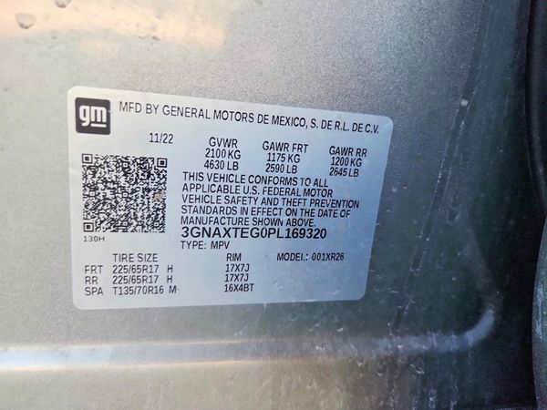 2023 CHEVROLET EQUINOX LT (2FL)