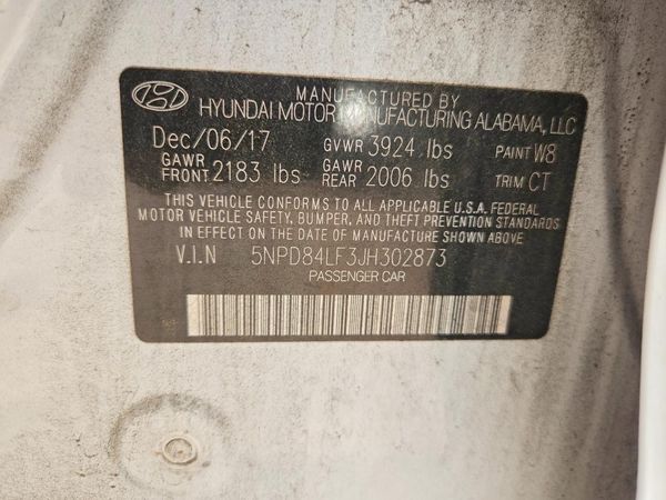 2018 HYUNDAI ELANTRA