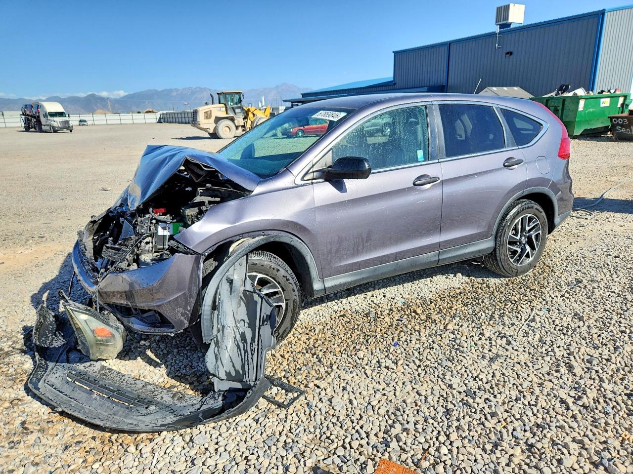 2016 HONDA CRV SE — Front 3/4