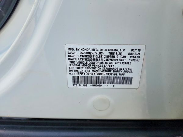 2016 ACURA MDX SH-AWD w/Tech
