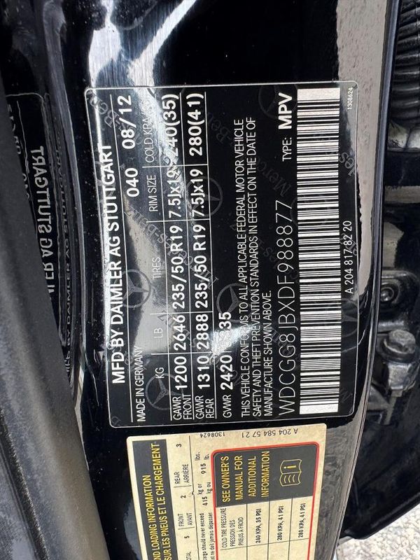 2013 MERCEDES-BENZ GLK