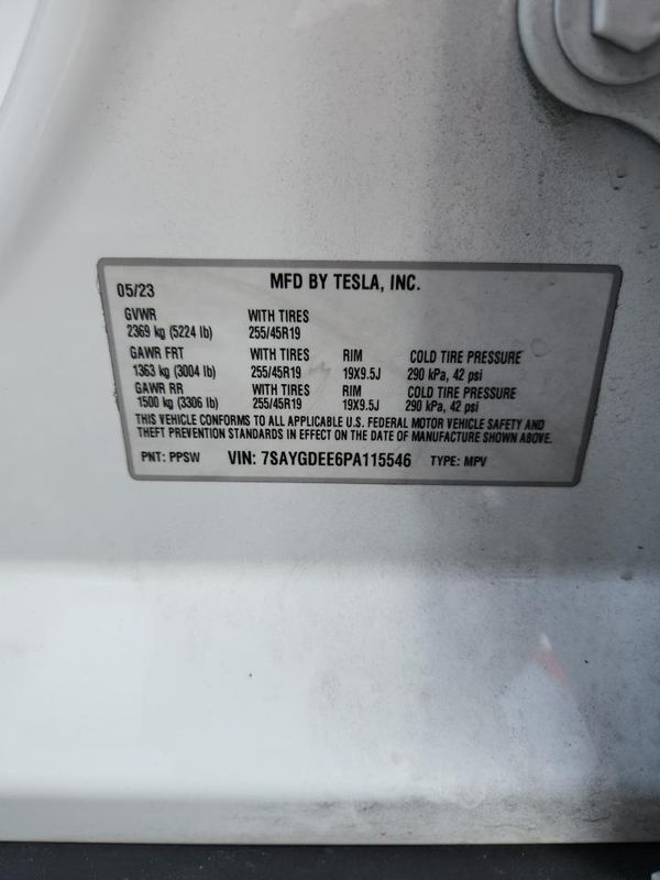 2023 TESLA MODEL Y
