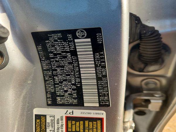2016 TOYOTA CAMRY