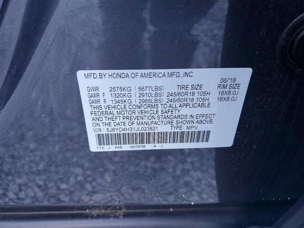 2018 ACURA MDX