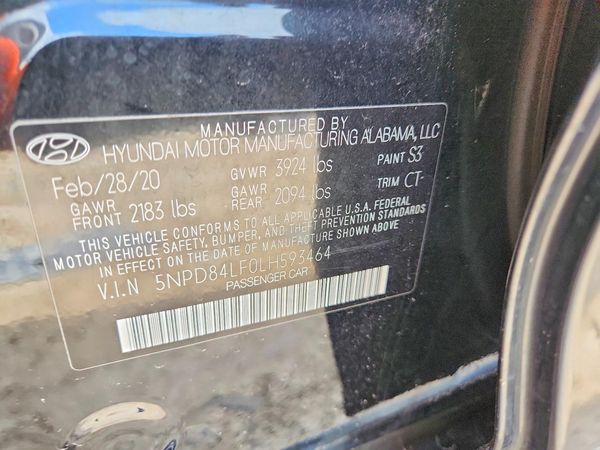 2020 HYUNDAI ELANTRA