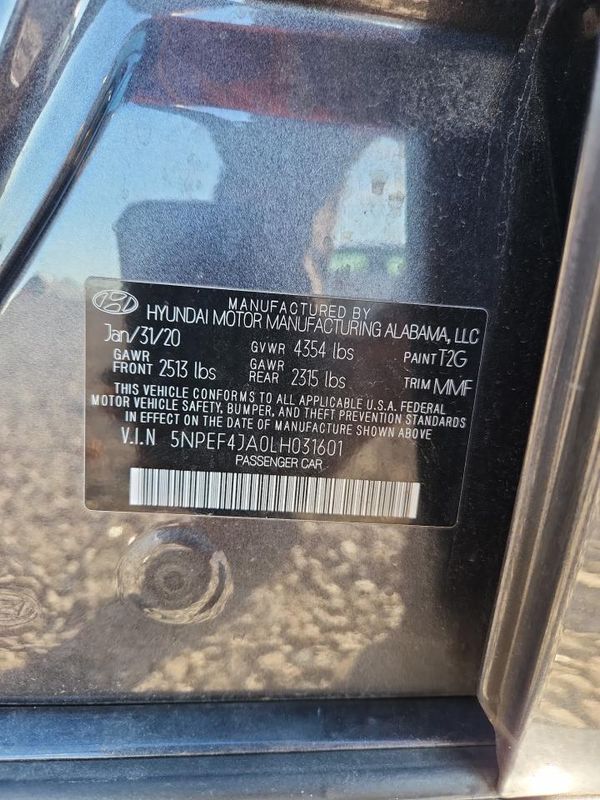 2020 HYUNDAI SONATA