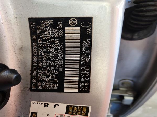 2013 TOYOTA PRIUS — VINS