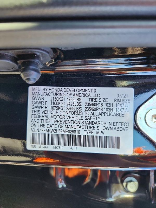 2021 HONDA CRV EX
