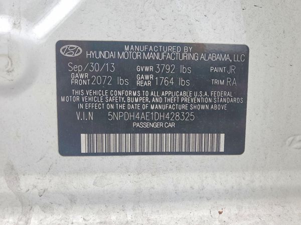 2013 HYUNDAI ELANTRA