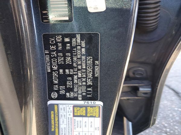2019 KIA FORTE