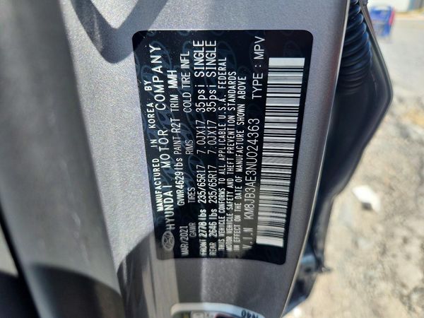 2022 HYUNDAI TUCSON