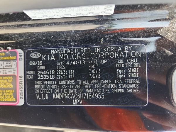 2017 KIA SPORTAGE EX — VINS