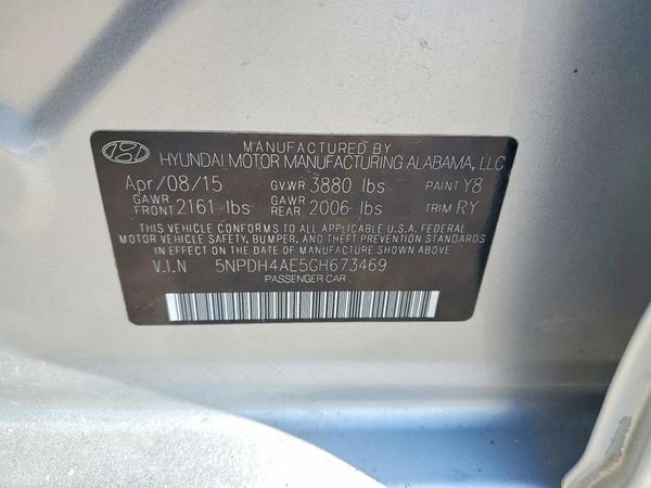 2016 HYUNDAI ELANTRA