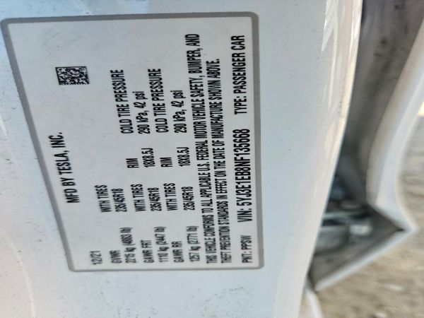 2022 TESLA MODEL 3