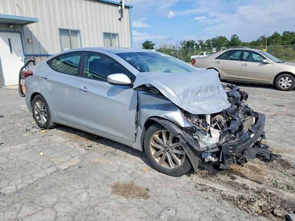2014 HYUNDAI ELANTRA GLS(Middle) — Passenger 3/4