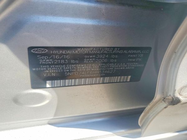 2017 HYUNDAI ELANTRA