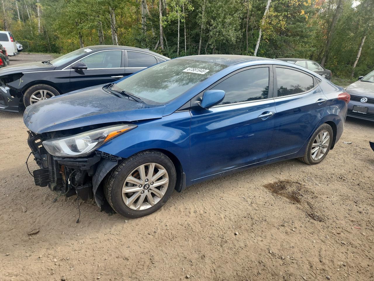 2016 HYUNDAI ELANTRA — Front 3/4