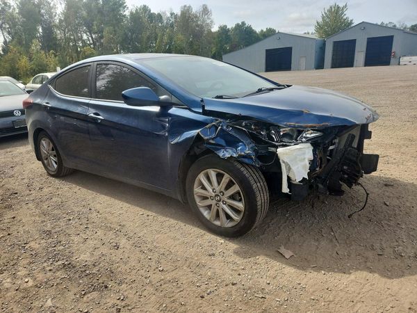 2016 HYUNDAI ELANTRA — Passenger 3/4