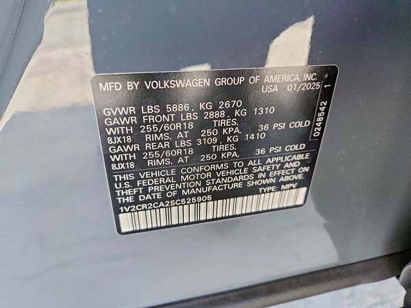 2025 VOLKSWAGEN ATLAS