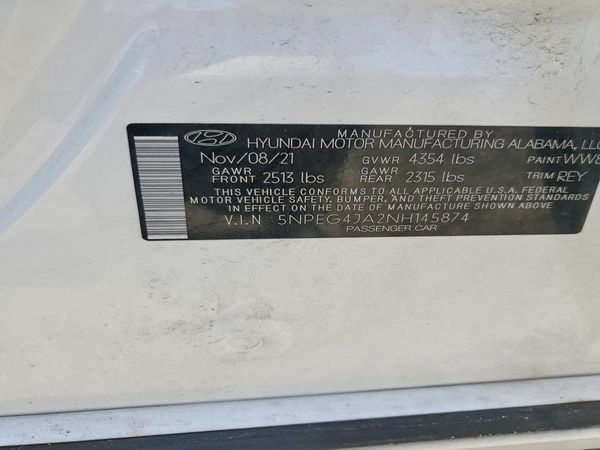 2022 HYUNDAI SONATA