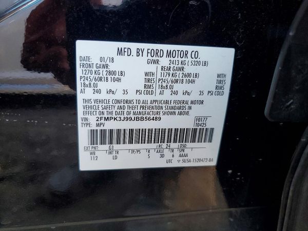 2018 FORD EDGE