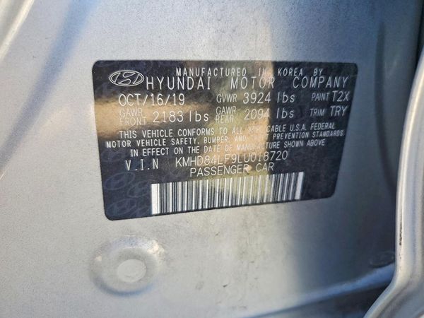 2020 HYUNDAI ELANTRA