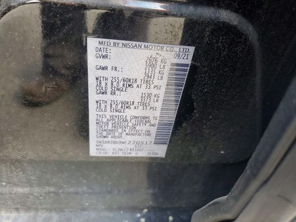 2022 NISSAN PATHFINDER