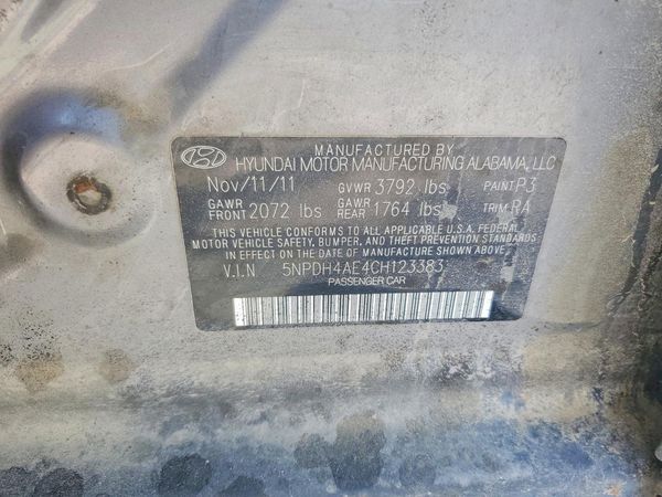 2012 HYUNDAI ELANTRA GLS(Middle grade)
