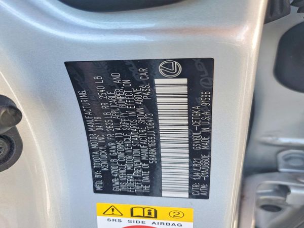 2018 LEXUS ES