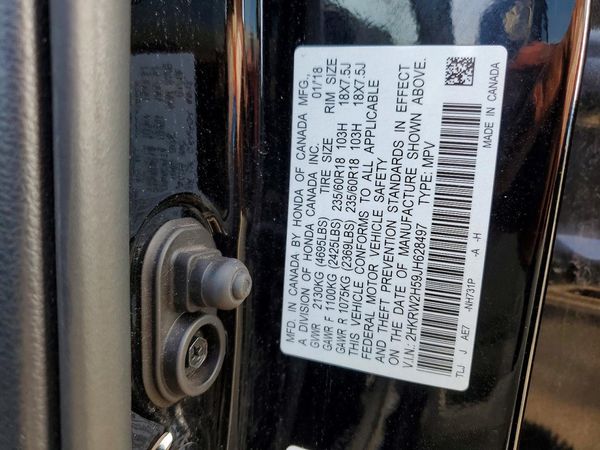 2018 HONDA CRV EX — VINS
