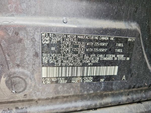 2021 TOYOTA RAV4