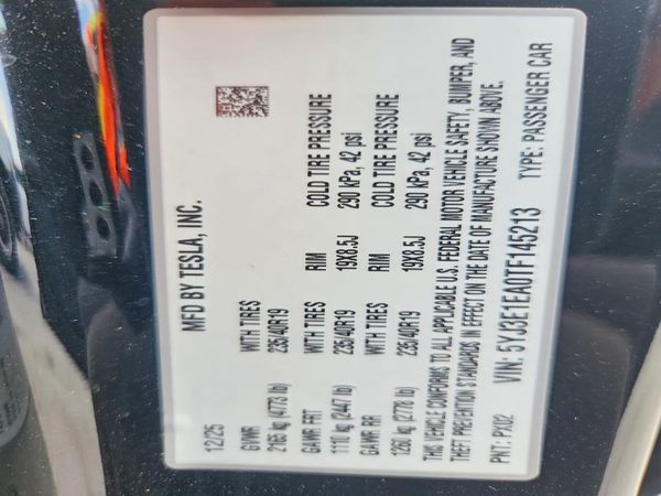 2026 TESLA MODEL 3